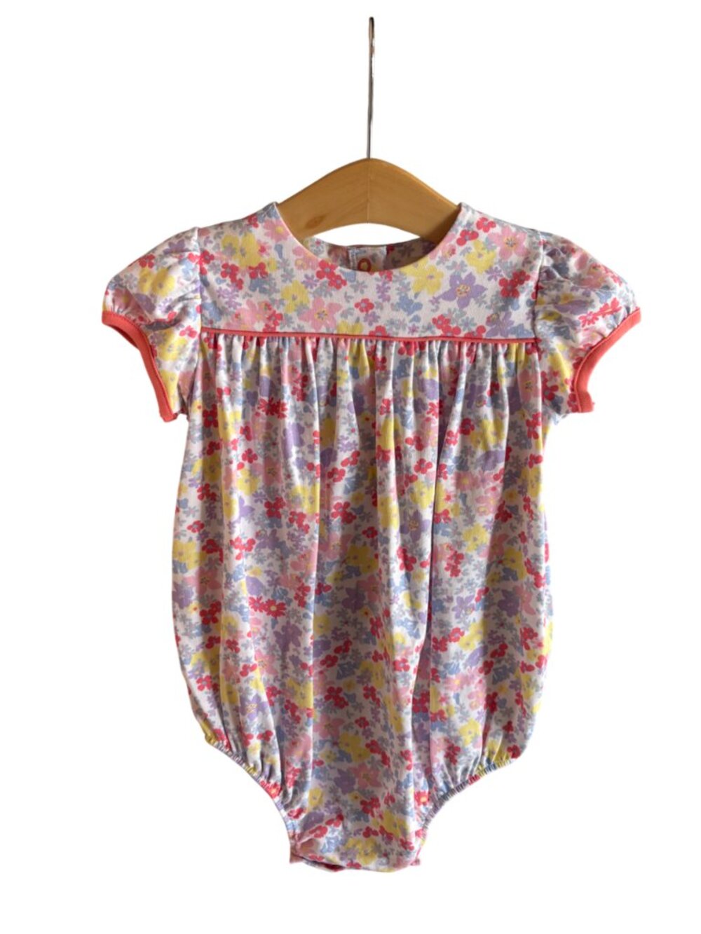 NWT The Beaufort Bonnet Company Short Sleeve Floral Bubble Size 3T